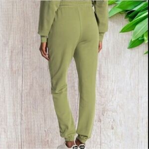 Weworewhat Green Loungewear Gorpcore Comfy Casual Pants Size XL